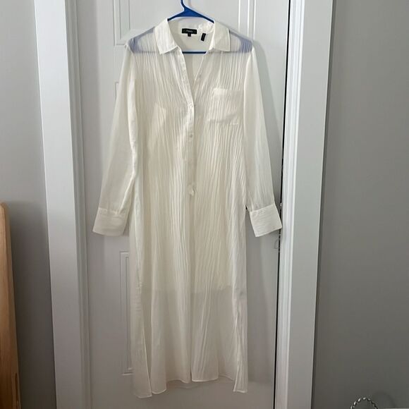 Theory White Maxi Dress - Picture 1 of 6